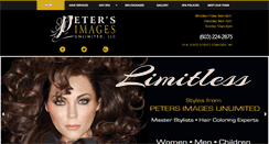 Desktop Screenshot of petersimagesalon.com